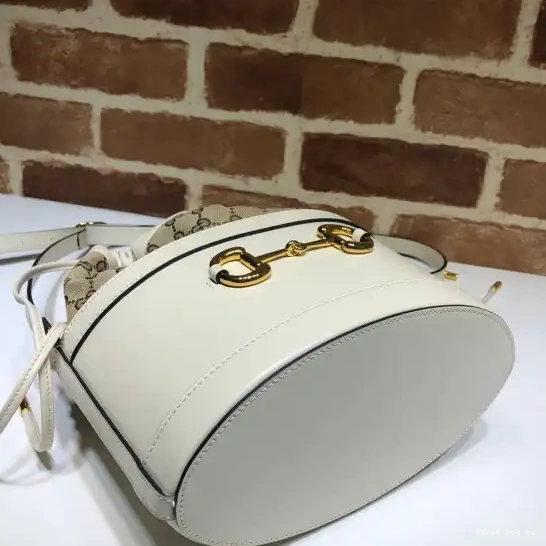 First bag ru Horsebit GUCCI bag small bucket 1955 0624